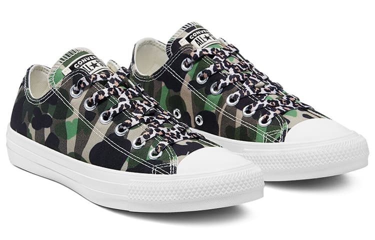 Converse Chuck Taylor All Star Low Top Camo Green Women's 6