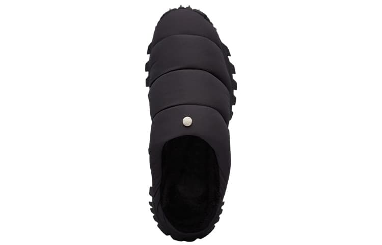Moncler Rubber Sole Quick Dry Wrap-toe Slippers Men's Black 5