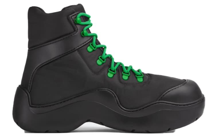 Bottega Veneta Puddle Bomber Black Green 4