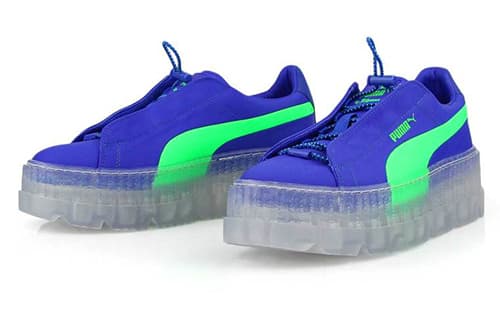 PUMA Cleated Creeper Surf Rihanna Fenty Blue Green Women's 3