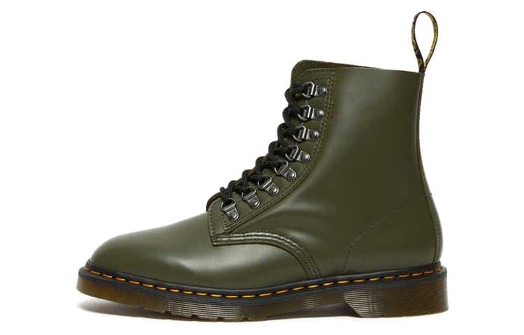 Dr.Martens 1460 Pascal Verso Stylish Simplicity Waterproof Wear resistant Mid Tops Martin Boots Couple Style Green 2