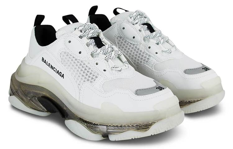 Balenciaga Triple S Sneaker 'Clear Sole White Grey' Women's 6