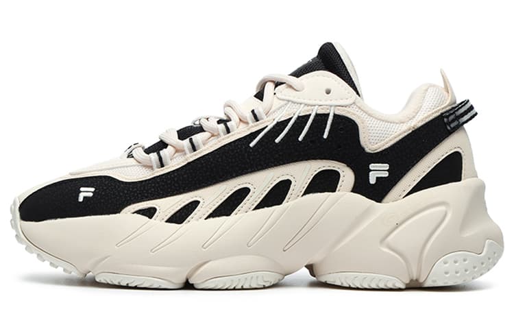 FILA Ade Chunky Sneakers Women's Low-Top Land Vermilion/Black 2