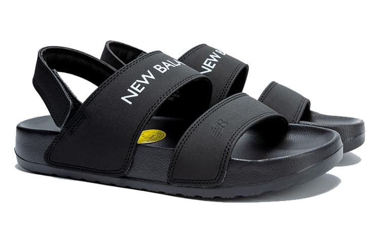 New Balance N Clay Casual Unisex Black Sandals 6