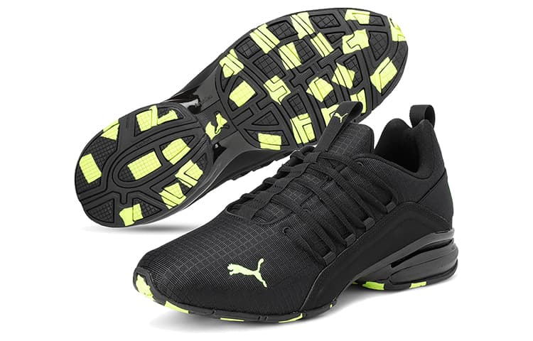 Puma Axelion Black Green 6