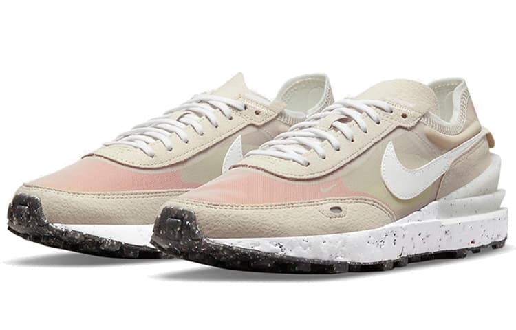 Nike Waffle One Crater Se Cream Ii Orange Black White Women's 6