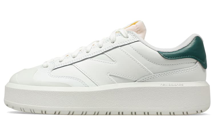 New Balance CT302 White Vintage Teal Maize