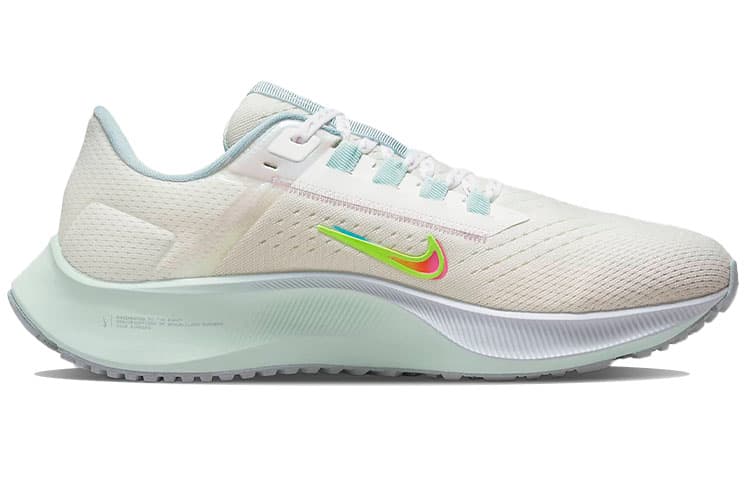 Nike Air Zoom Pegasus 38 Premium Summit White Aura Volt Women's 3