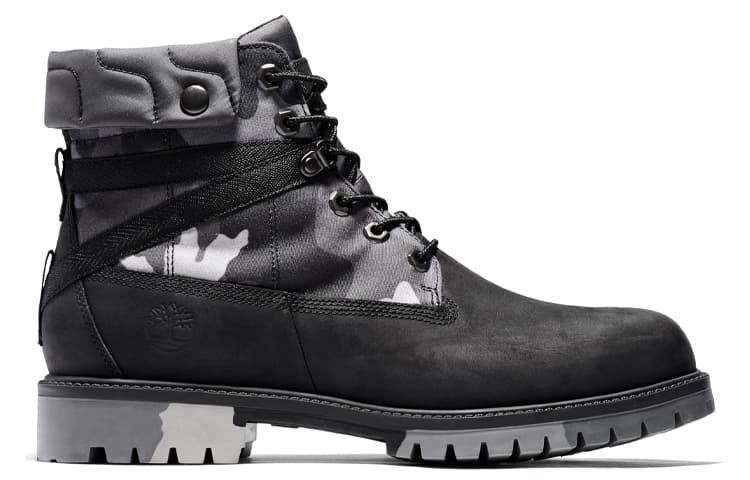 Timberland Heritage EK+ 6 Inch Waterproof Wide Fit Boot 'Grey Camouflage' 3