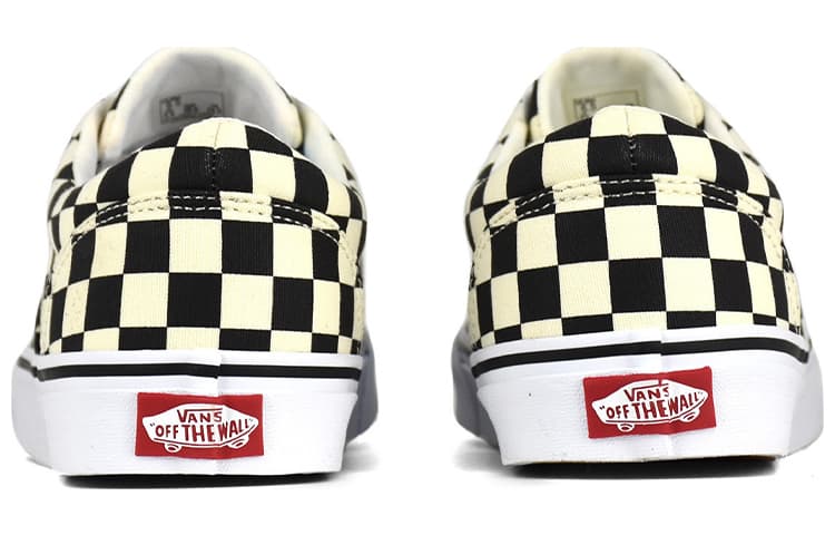 Vans Doheny Lace Up Checkboard 'Black Yellow' 6