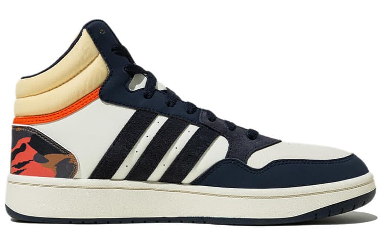Hoops 3.0 Adidas Neo Mid 'Black Ivory Camo' 6