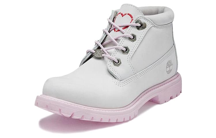 Timberland Women's'ss Nellie Chukka Double Waterproof Boot 'Grey Pink' Women's 5