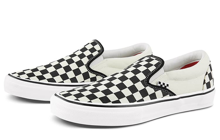 Vans Skate Slip On Checkerboard Black Off White 4