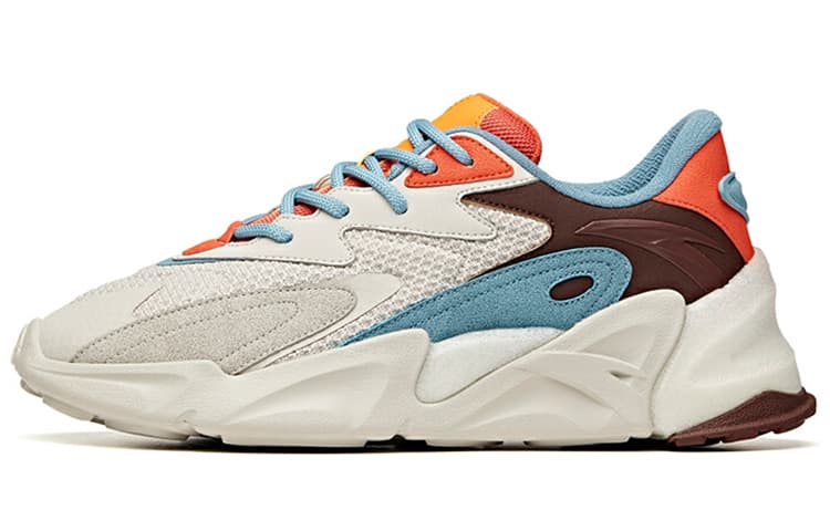 ANTA Pulse Casual Shoes Men Low-Top One Gray/Caramel Orange