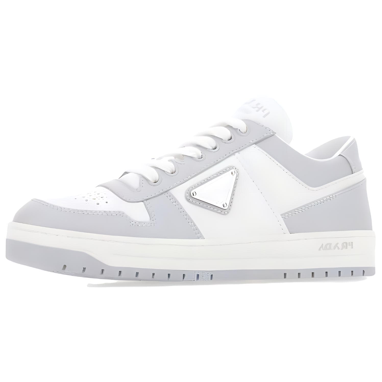 PRADA Downtown Two-Toned Low-Top Sneakers 5