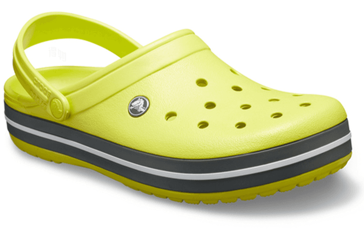 Crocs Closed-Toe Flat Sport Sandals Grass Green 5