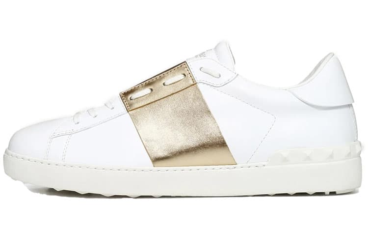 Valentino Open Sneaker 'Platinum Metallic Band' 2