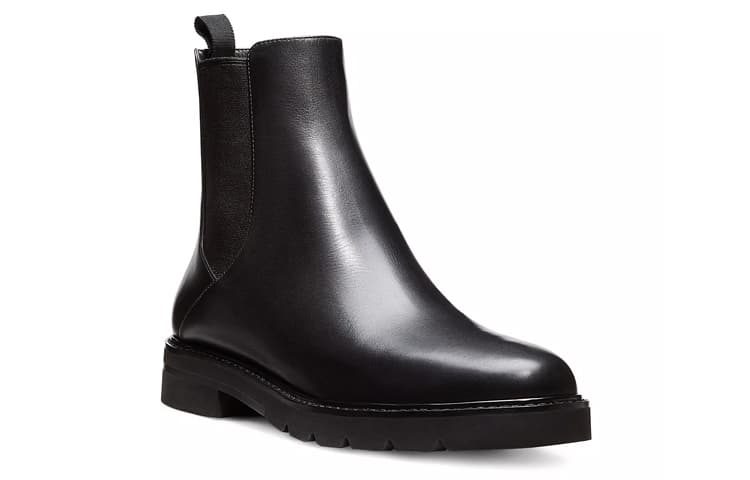 Stuart Weitzman/SW Dylan Short Chelsea Boots Women's Black 3
