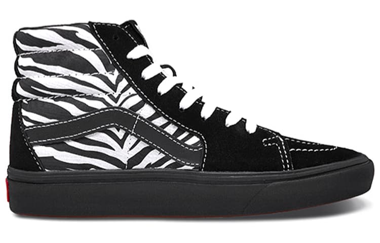 Sk8 Vans Hi ComfyCush 'Mixed Media Black Checker' 4