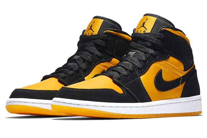 Jordan 1 Mid Black Gold 5