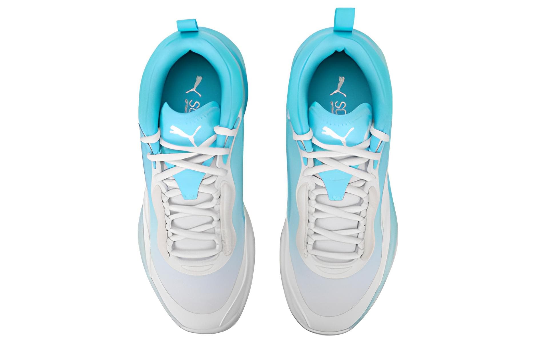 PUMA Sport Shoes 'White Blue' 5