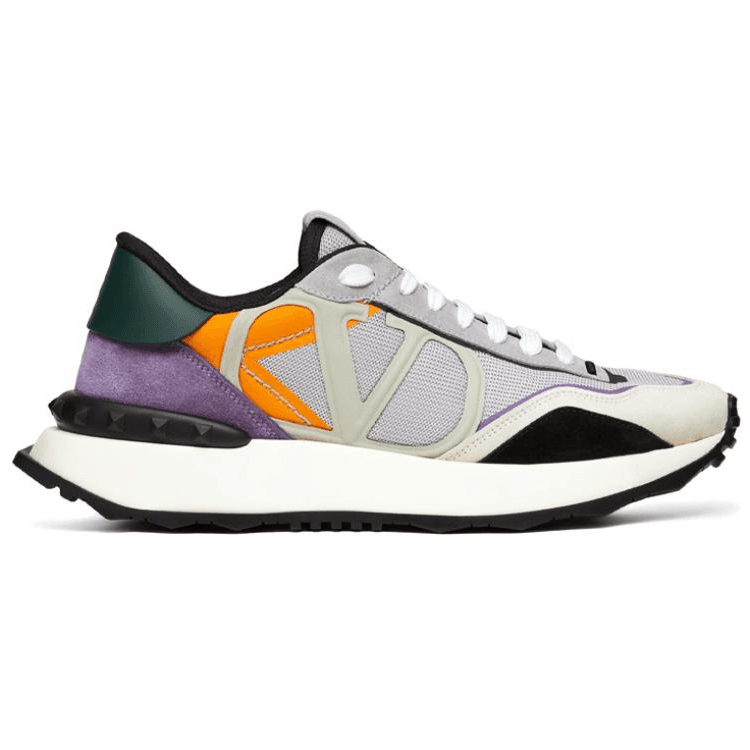 Valentino Netrunner Low-Top Casual Shoes Men's Gray 4