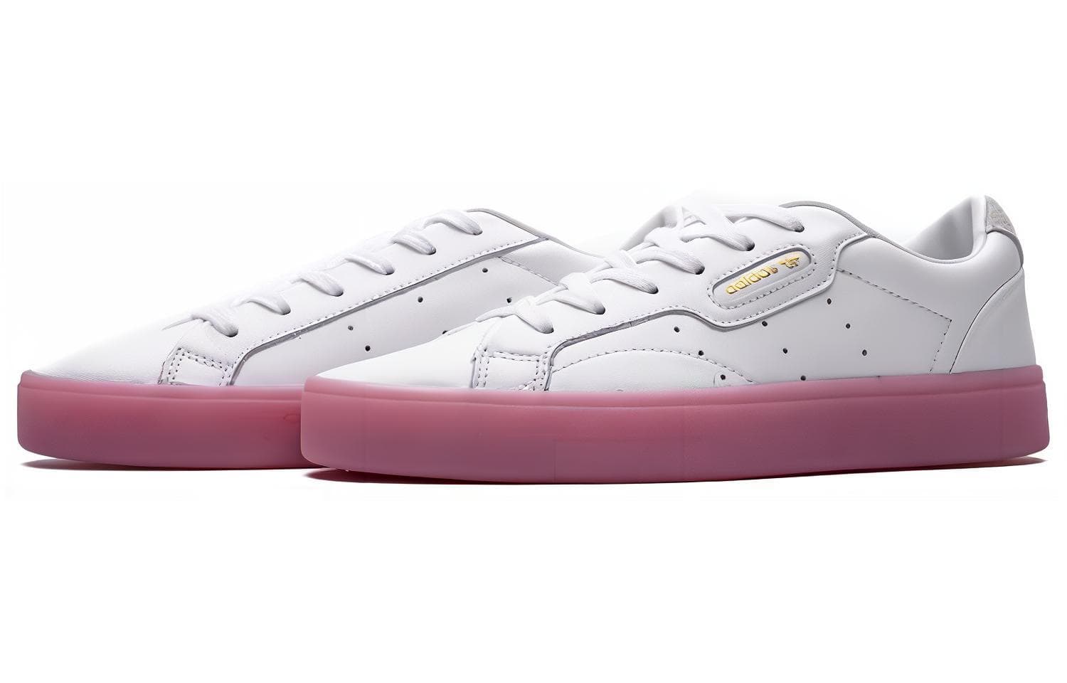 Adidas Originals Sleek Skate Shoes 'Pink Blue' Women's 5