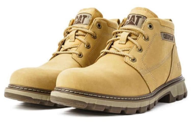 CAT Ankle-Length Martin Boot Men's Yellow 6