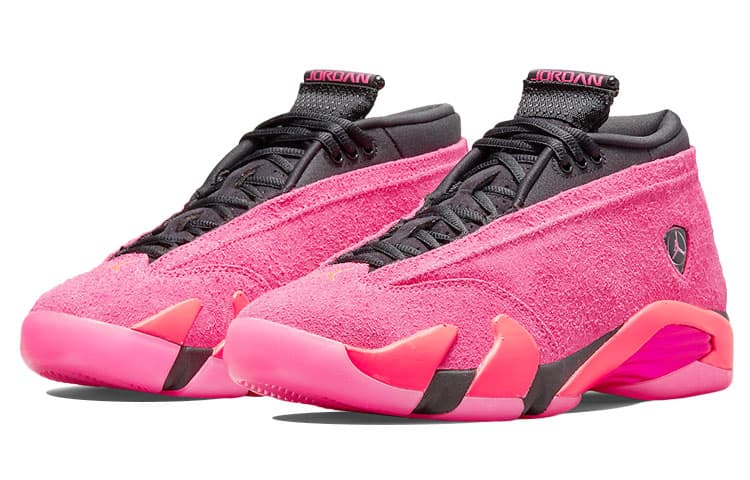 JORDAN 14 Retro Low Shocking Pink Women's 5