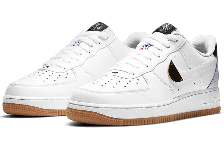 Nike Air Force 1 Low Nba White Grey Gum 5