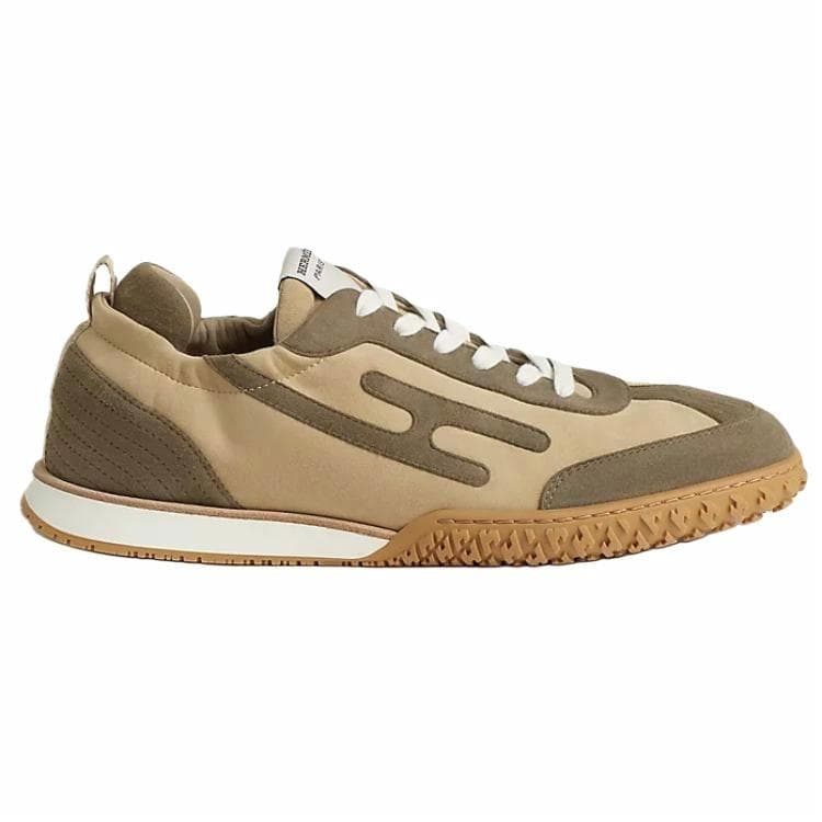 HERMES Jet Low-Top Casual Shoes Men's Umber 4