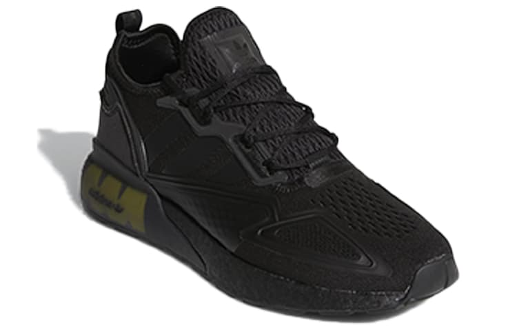 Adidas Originals Zx 2K Boost Core Black Solar Yellow 6