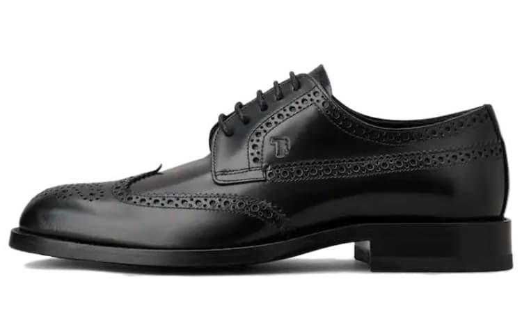 TOD'S Polished-finish Lace-up Brogues