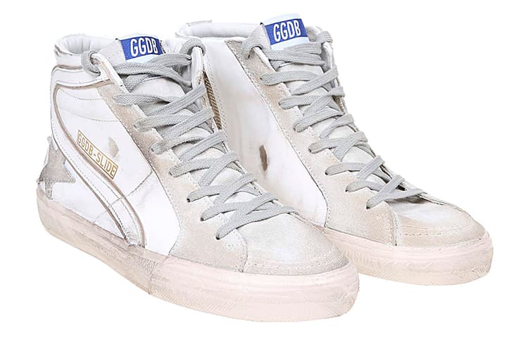 Golden Goose Slide White White 6