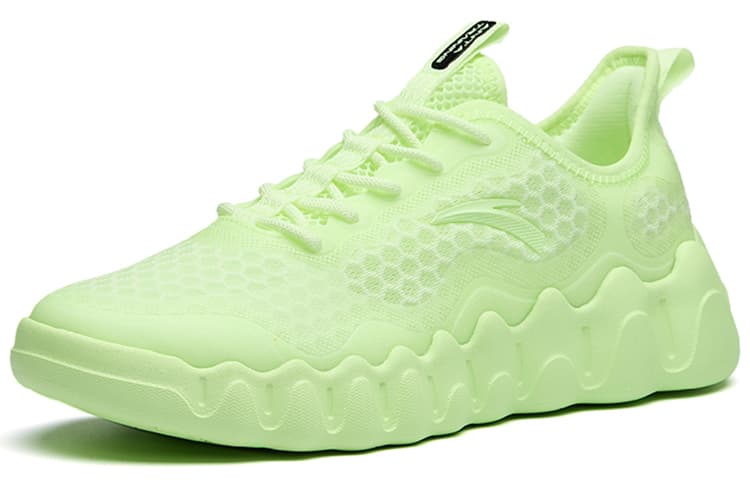 Anta Outdoor Collection Cushioning Anti-Slip Wear-Resistant Breathability Low-Top Casual Shoes Men's Green 6