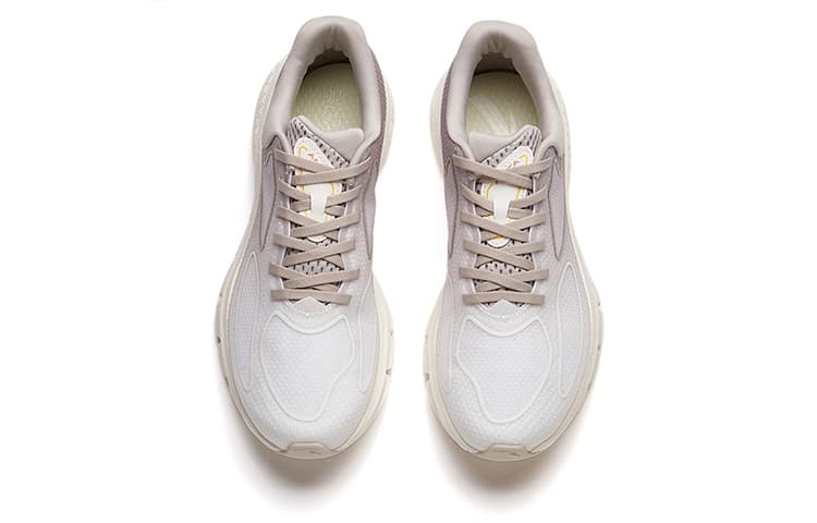 ANTA Life Collection Casual Shoes Men Low-Top Ivory White/Light Purple 5