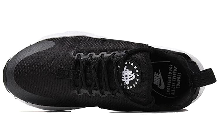 Nike Air Huarache Run Ultra Black Black Black White Women's 6