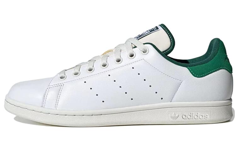 Stan Smith Adidas Originals 'White Green Suede Heel'