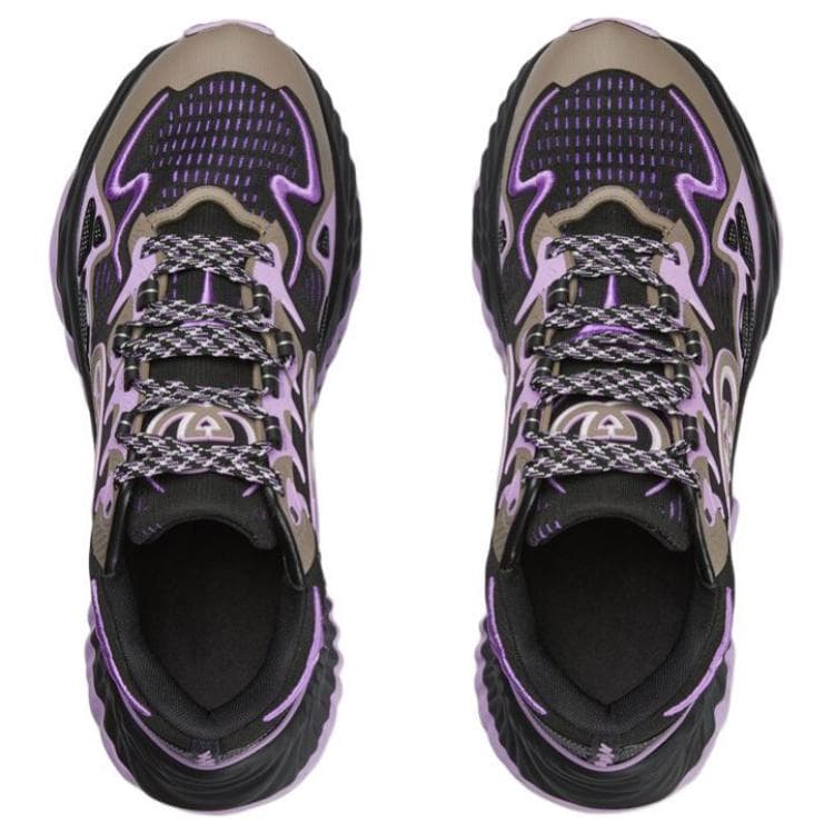 GUCCI Ripple Low-Top Casual Shoes Men's Purple 6