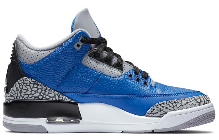 Jordan 3 Retro Varsity Royal Cement 2