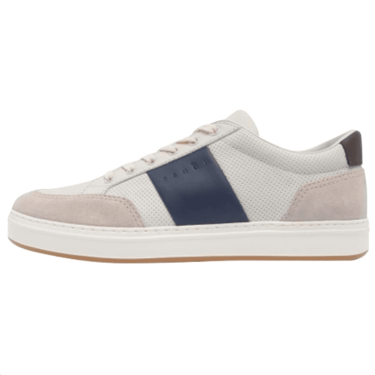 HOGAN Round-Toe Lace-Up Low-Top Sneakers Men's White 2