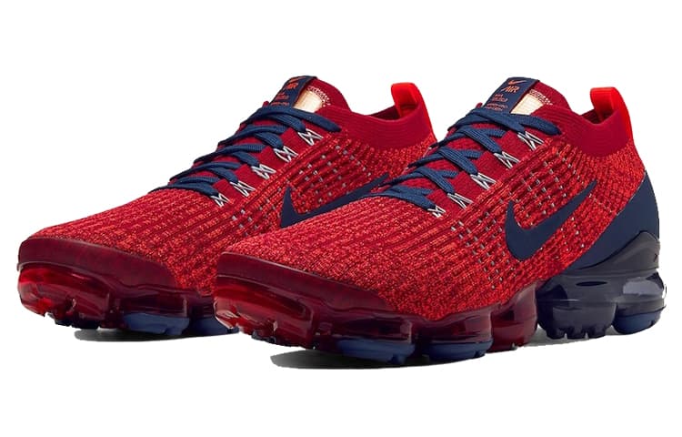 Nike Air VaporMax Flyknit 3 Noble Red Blue Void 6