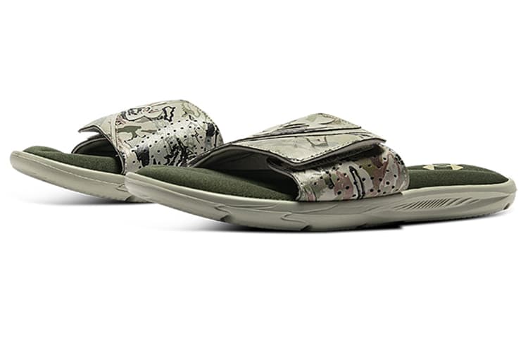 Under Armour Ignite 6 Graphic Strap Slide 'Khaki Base Camo' 5