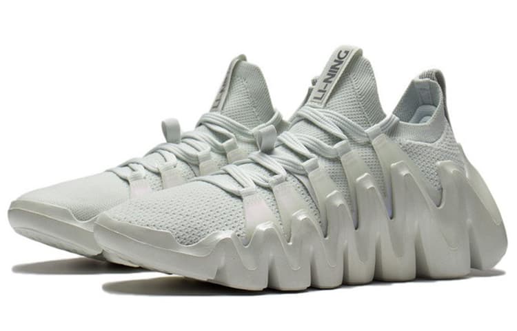 LiNing Phantom Stinger Casual Shoes Women's Low-Top Frost White 6
