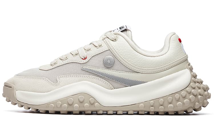 Mihara x FILA T1 Cushioned Slip-Resistant Lightweight Low-Top Chunky Sneakers Men's Sandshell Color 2