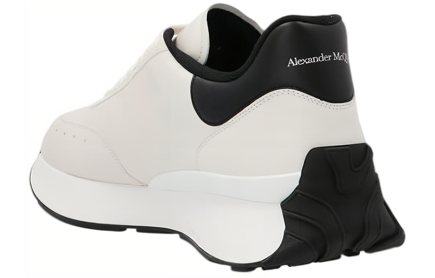 Alexander McQueen Sprint Runner White Black Crest 6