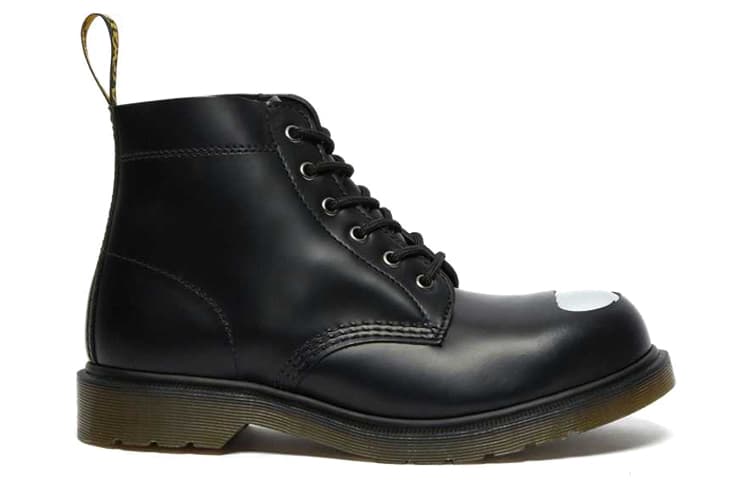 Dr.Martens 101 Exposed Steel Toe Leather Ankle Boots 'Black' 3