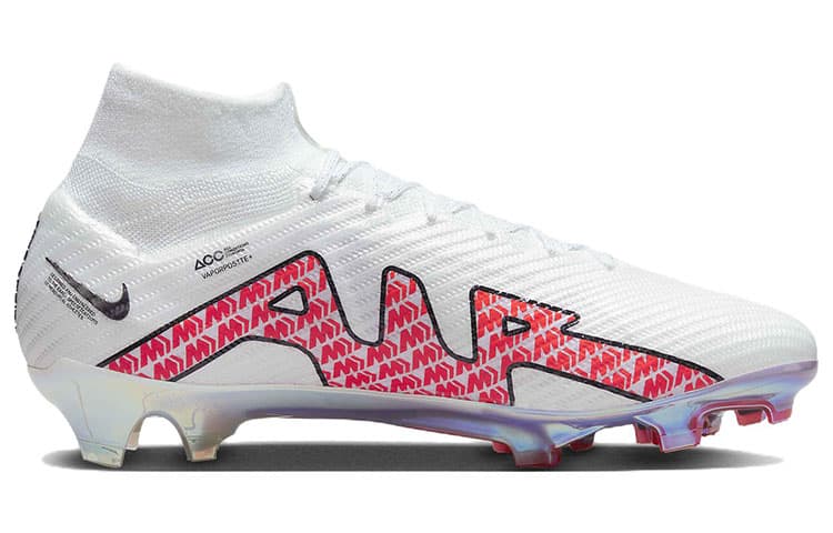 Nike Zoom Mercurial Superfly 9 Elite Fg White Bright Crimson 3