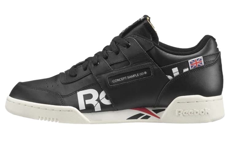 Reebok Workout Skate Shoes 'Black White'