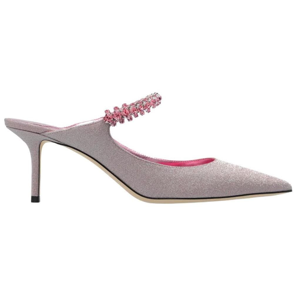 Jimmy Choo Bing Other Closed Toe Slippers 6.5cm Women's Pink 4